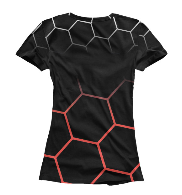 Женская футболка с изображением Audi цвета Белый