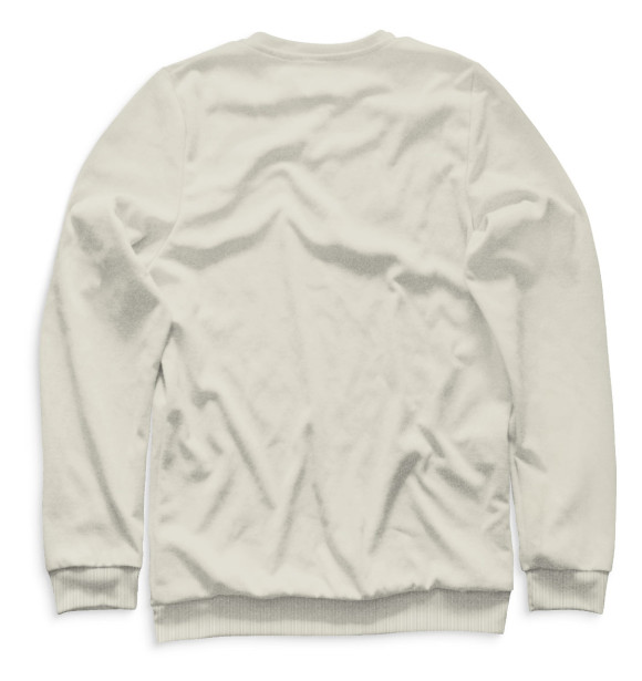 Свитшот для девочек с изображением Рисованная капибара цвета Белый