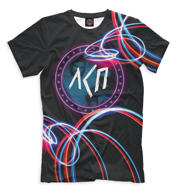 Футболка для мальчиков с изображением ЛСП цвета Белый