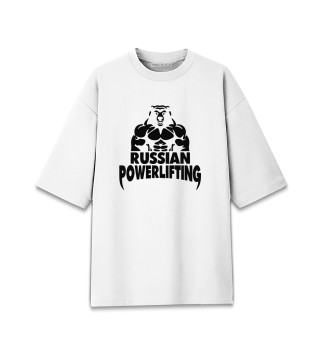 Женская футболка оверсайз Powerlifting