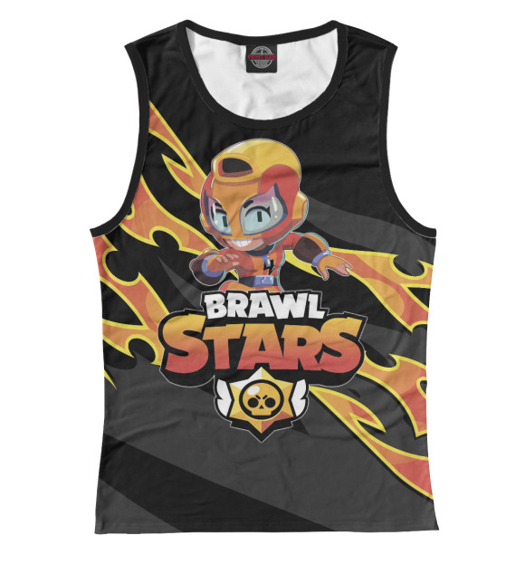 Женская майка с изображением Max цвета Белый