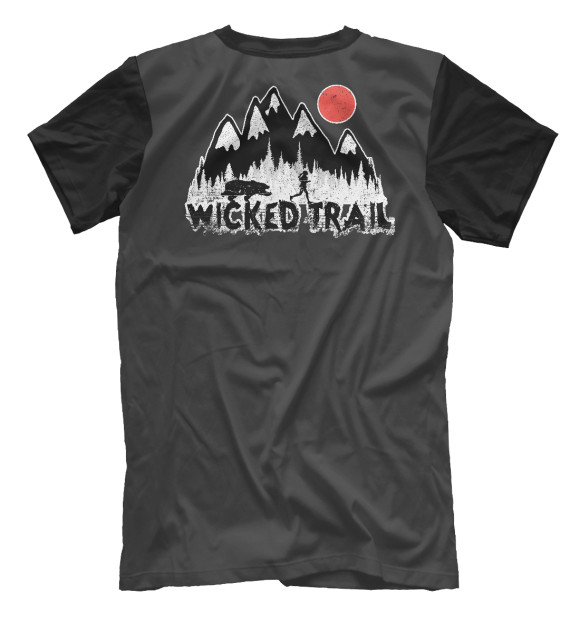 Футболка для мальчиков с изображением Wicked trail цвета Белый