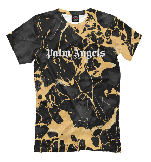 Мужская футболка с изображением Palm Angels цвета Белый