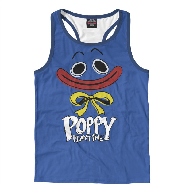 Мужская майка-борцовка с изображением Хагги Вагги цвета Белый