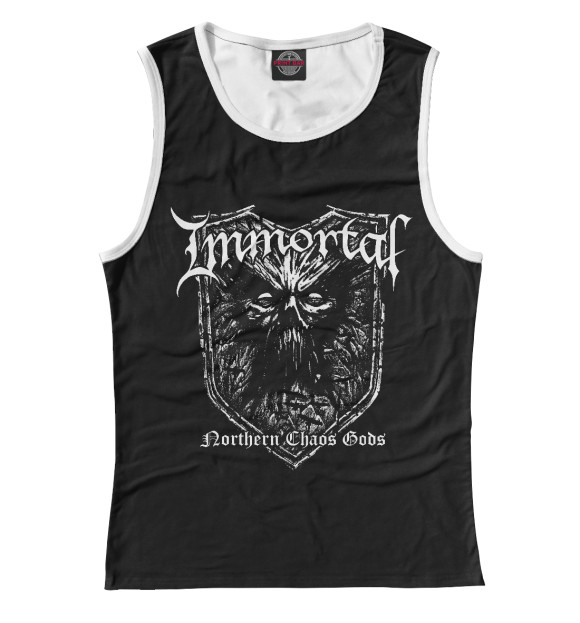 Майка для девочки с изображением Immortal цвета Белый
