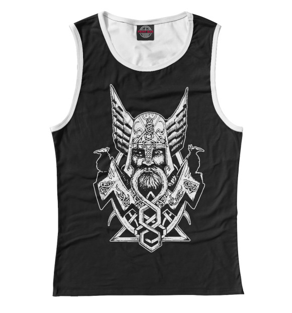 Майка для девочки с изображением Перун и громовое кольцо цвета Белый