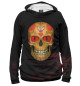 Женское худи Red Eyed Sugar Skull Zombi