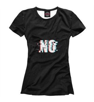 Женская футболка NO