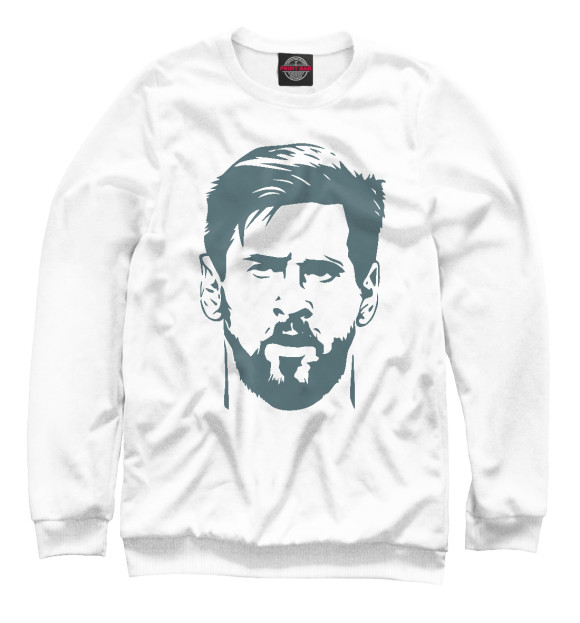 Свитшот для мальчиков с изображением Messi цвета Белый