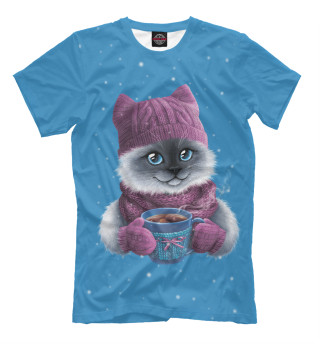 Кошка в шапке