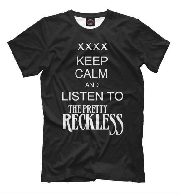 Футболка для мальчиков с изображением The Pretty Reckless цвета Белый