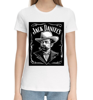 Женская хлопковая футболка Jack Daniel's