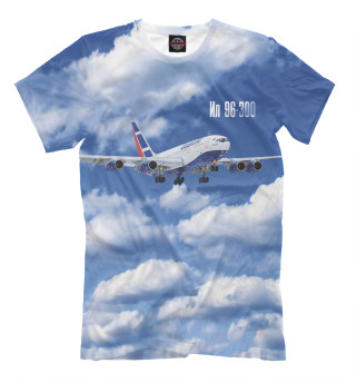 Мужская футболка Самолет Ил 96-300