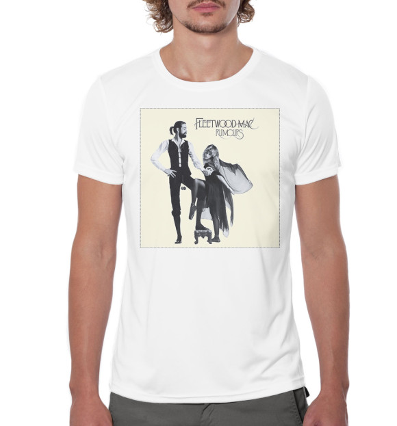 Мужская футболка с изображением Rumours - Fleetwood Mac цвета Белый