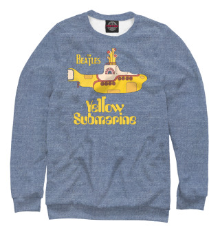 Женский свитшот On a Yellow Submarine