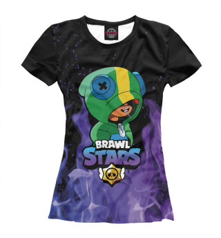 Футболка для девочек Brawl Stars Leon