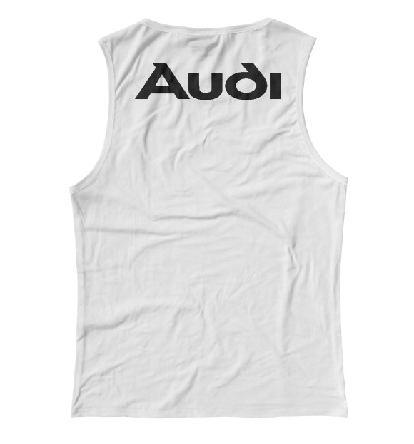 Майка для девочки с изображением Audi цвета Белый