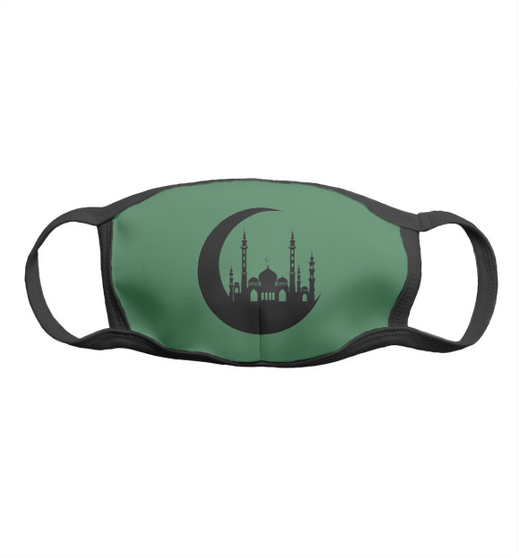 Маска тканевая с изображением Islam цвета Белый