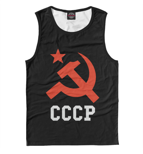 Майка для мальчика с изображением СССР цвета Белый