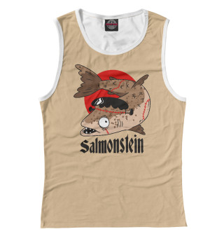Женская майка Salmonstein