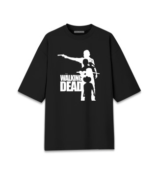 Женская футболка оверсайз Ходячие мертвецы