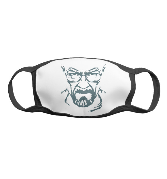 Маска тканевая с притом Heisenberg цвета Белый Маска тканевая с изображением Heisenberg цвета Белый