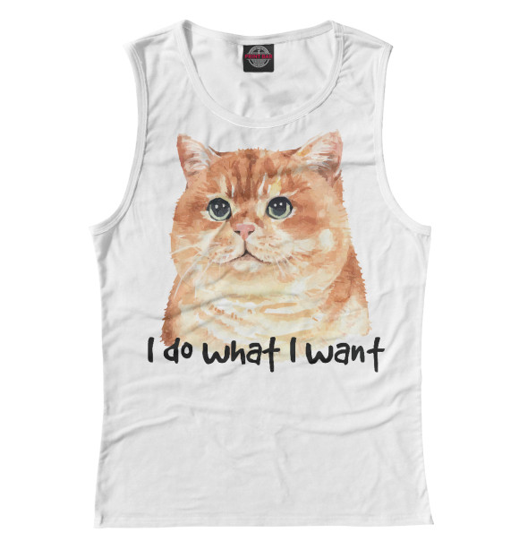 Майка для девочки с изображением Что хочу то и ворочу цвета Белый