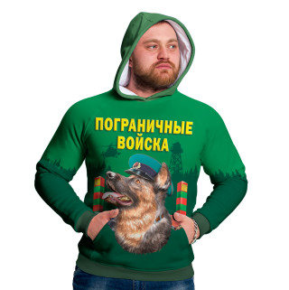 Женское худи ПОГРАНИЧНЫЕ ВОЙСКА