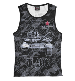 Майка для девочки Т-90 Основной боевой танк России