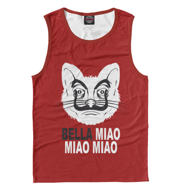 Майка для мальчика с изображением Bella Miao цвета Белый