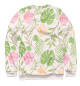 Женский свитшот Pink flowers (pattern)