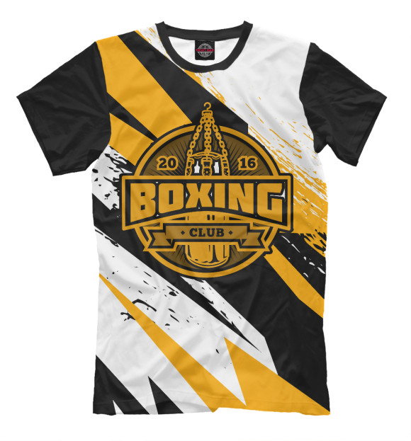 Мужская футболка с изображением Boxing Club цвета Белый