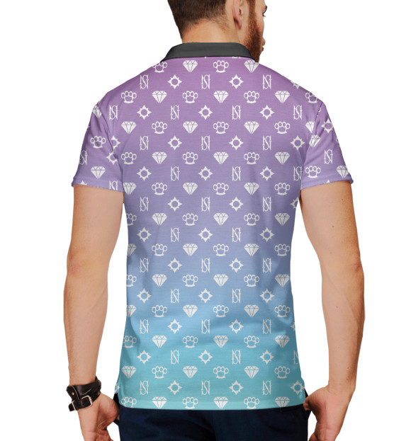 Мужское поло с притом Sessanta Nove цвета Белый Мужское поло с изображением Sessanta Nove цвета Белый