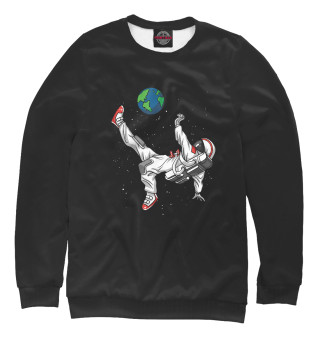 Свитшот для девочек Space Astronaut Soccer