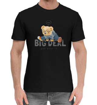 Хлопковая футболка для мальчиков Медведь