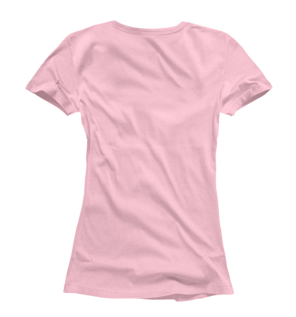 Женская футболка с изображением Милашка Мопс цвета Белый