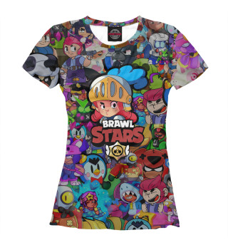 Футболка для девочек Brawl Stars:Jessie