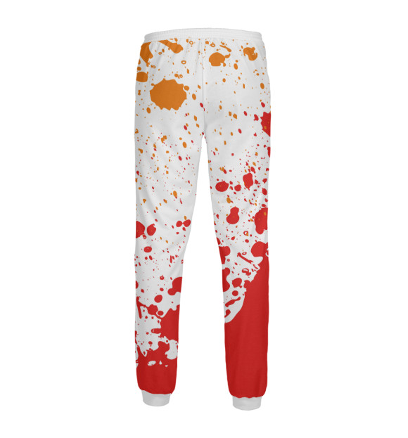 Мужские спортивные штаны с изображением Roblox / Роблокс цвета Белый