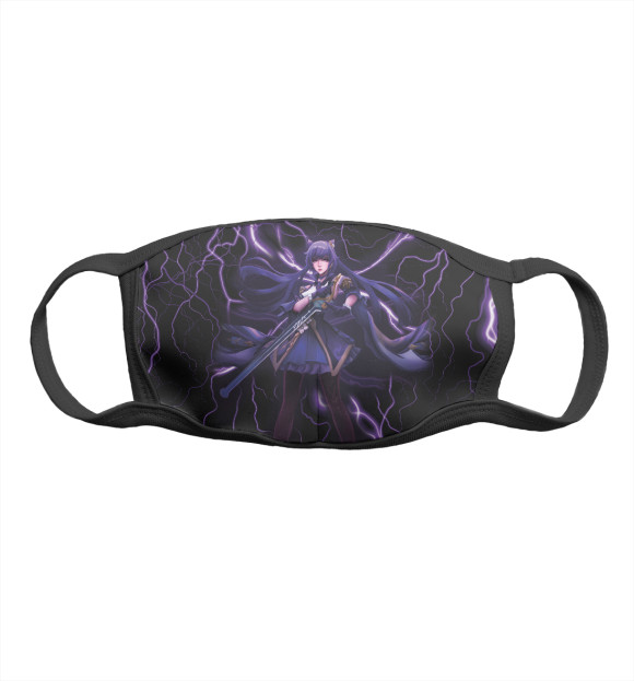 Маска тканевая с изображением Keqing Genshin Impact цвета Белый