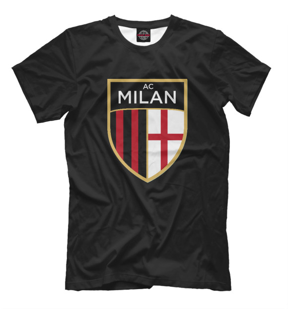 Футболка для мальчиков с изображением AC Milan цвета Белый
