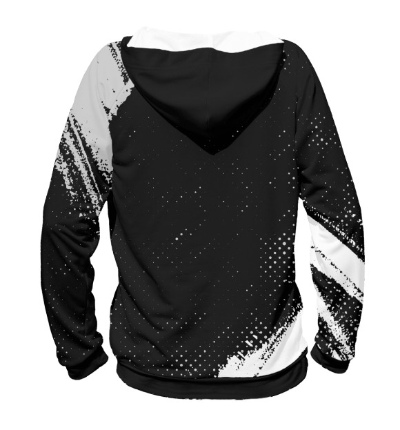 Мужское худи с изображением Денис | Тигр цвета Белый