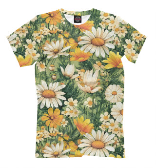 Мужская футболка Лесная летняя поляна