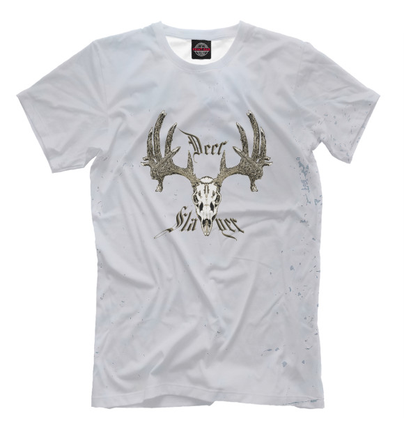 Футболка для мальчиков с изображением Deer Slayer цвета Белый