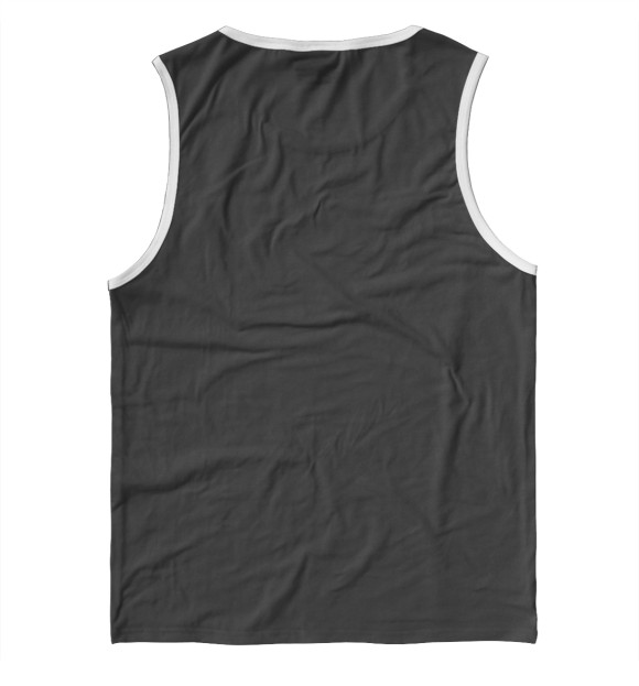 Мужская майка с изображением Rock'n'roll цвета Белый