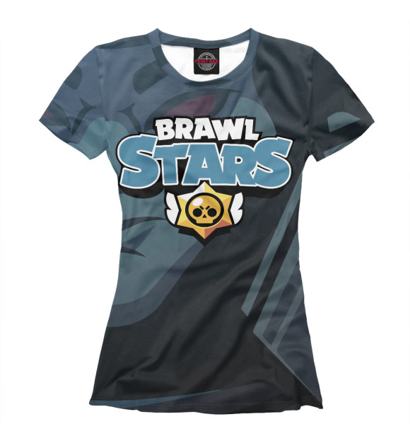 Футболка для девочек с изображением Brawl Stars цвета Белый