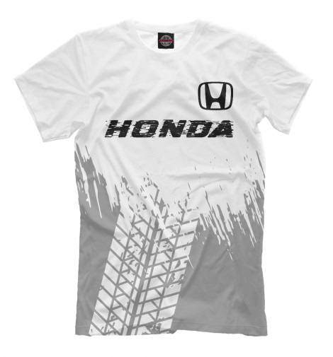Футболки Print Bar Honda Speed Tires (белый фон) футболки print bar kia speed шины черный фон