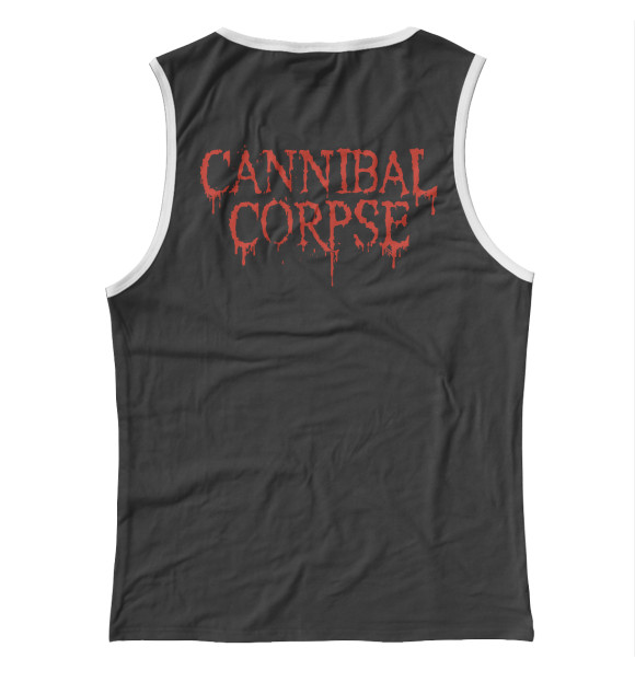 Женская майка с изображением Cannibal Corpse цвета Белый