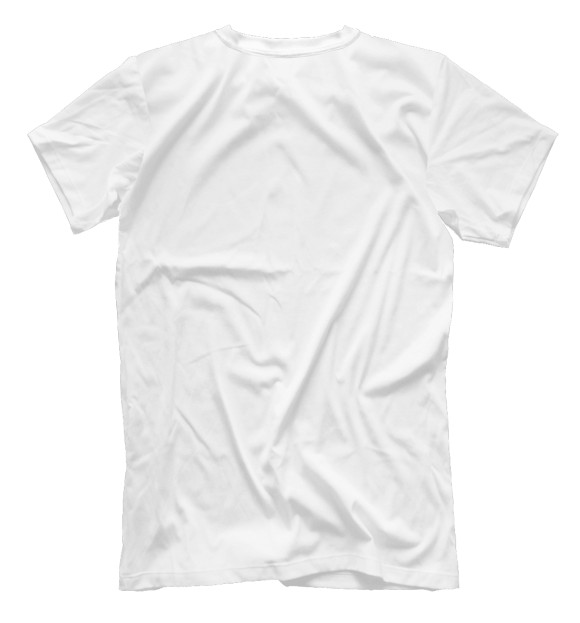 Мужская футболка с изображением Да еб... оно Конём! цвета Белый