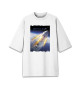 Женская футболка оверсайз Space X, выход в космос