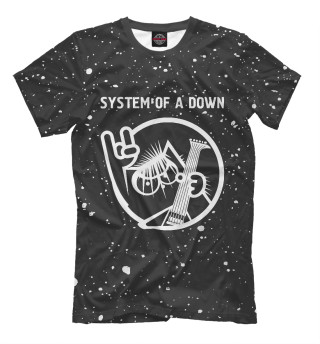 Мужская футболка System of a Down + Кот